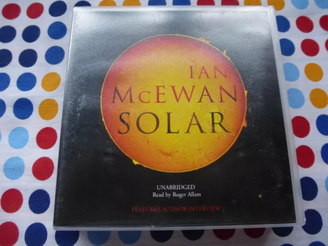 IAN McEWAN SOLAR READ BY ROGER ALLAM X10 CD AUDIO BOOK
