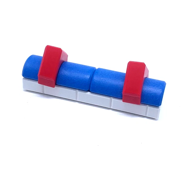 Mur D'écurie Playmobil Transportable - Blanc Avec Clips Sur Un Côté - Modèles 5348/5671 - Occasion