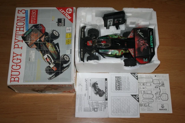 Buggy Python 3 Turbo Rollet Nikko Complet Vintage Boite Poly Notices (dictator