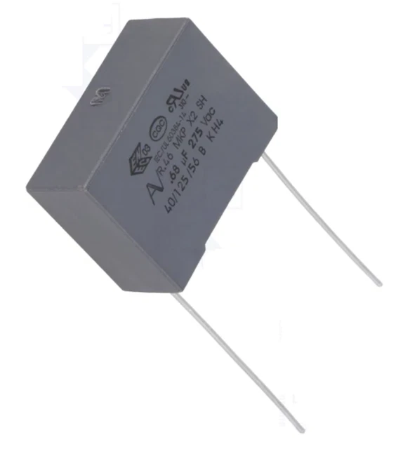 Lot De 10 Condensateurs MKP62 X2 0.68µF 275V - Marque PIRABADI - Neufs