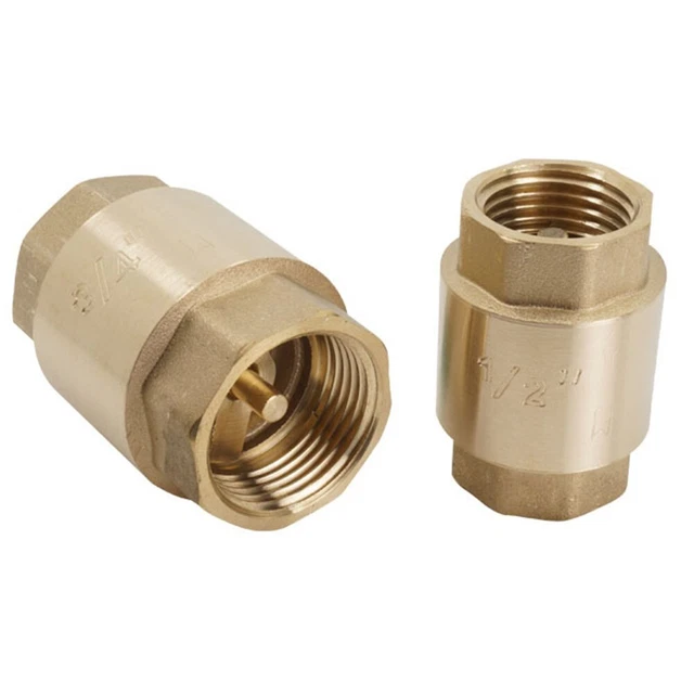 Lot De 2 Clapets Anti-Retour Laiton 3/4 AG X IG - DN20 Pour Pompes Et Eaux Usées