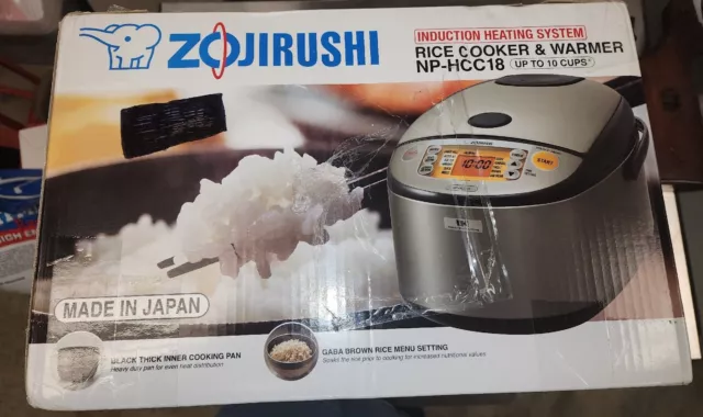 Zojirushi NP-HCC18 10-Cup Induction Heating System Rice Cooker Warmer New Zojirushi NP-HCC18 10-Cup Induction Heating System Rice Cooker Warmer New
