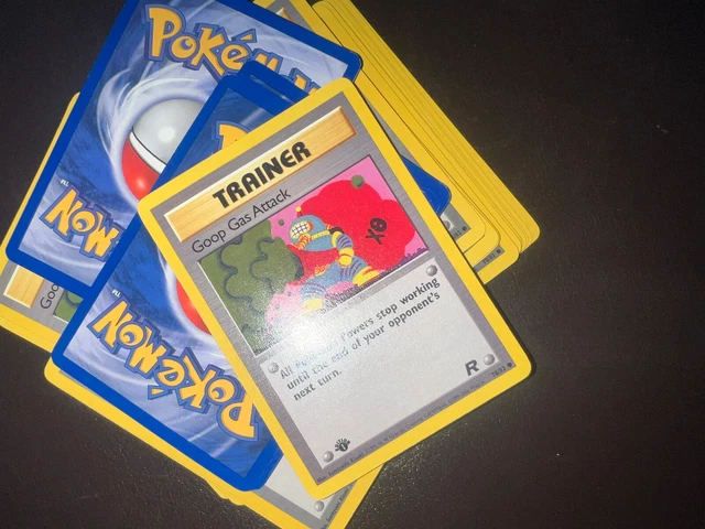 10 X POKEMON Goop Gas Attack 1st Edition  78/82 - Trainer Team Rocket  10 VVGC/5 2