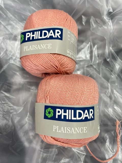 Pelotes De Laine Phildar Phil Velours Miel - 2 Pelotes Neuves - Acrylique/Polyamide