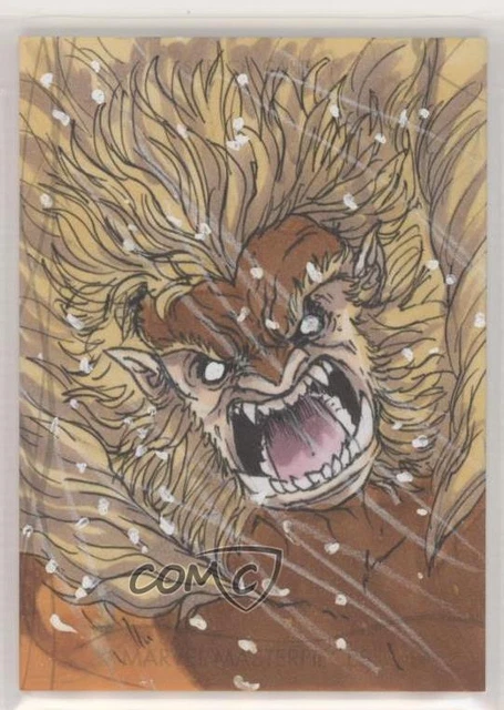 2020 Upper Deck Marvel Masterpieces Sketch Cards 1/1 Chris Botterill Auto 09q5