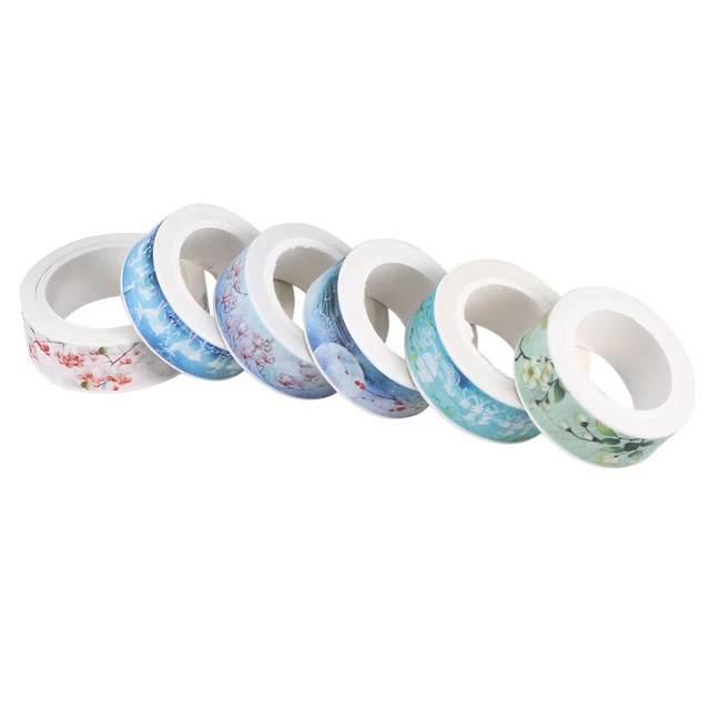 6 rouleaux cadeau Ruban Washi Bande Creative BRICOLAGE Bande de Papier