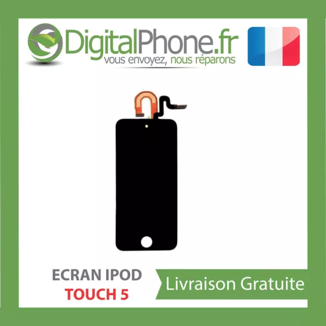 Ecran Afficheur LCD Retina Vitre tactile pour iPod Touch 5 Noir TVA