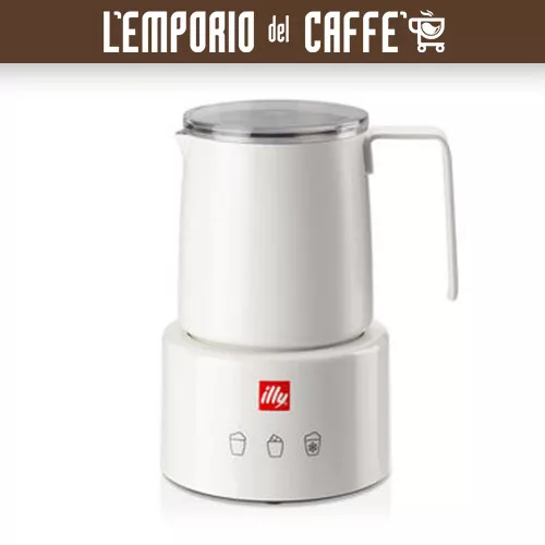 Neuf Mousseur Machine à Cappuccino Électrique Illy Milk Buse À Acier Inox Blanc