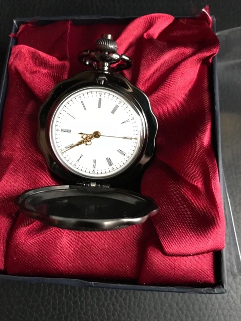 Montre à Gousset De Collection En Métal, Style Vintage, Avec Sa Boîte Originale, Occasion
