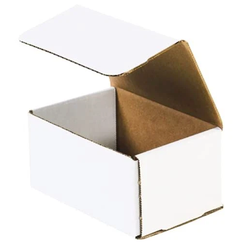 AVIDITI Shipping Boxes Small 6"L x 4"W x 3"H, 50-Pack | 6x4x3, Oyster White