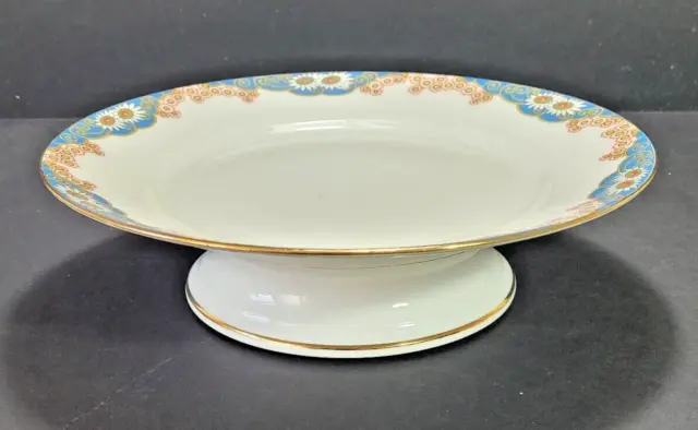 Robert Haviland & Le Tanneur, Limoges PORCELAIN COMPORT / Pedestal Plate.