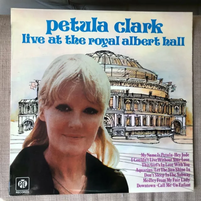 PETULA CLARK - LIVE AT THE ROYAL ALBERT HALL   EX VINYL LP / First / 1st Press