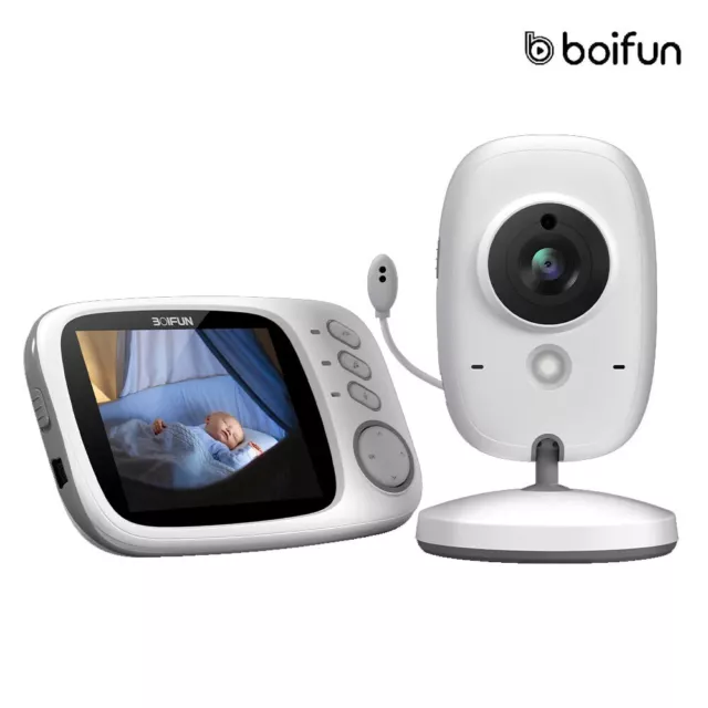 BOIFUN Babyphone Vidéo, Baby Caméra Surveillance Numérique sans Fil Température