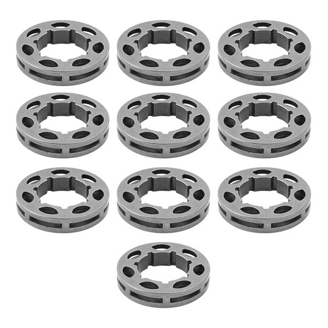 10 pz Cerchio azionamento pignone (.375 pollici) 19 mm piccola spline 7T per MS290 MS360 MS3 W1N2