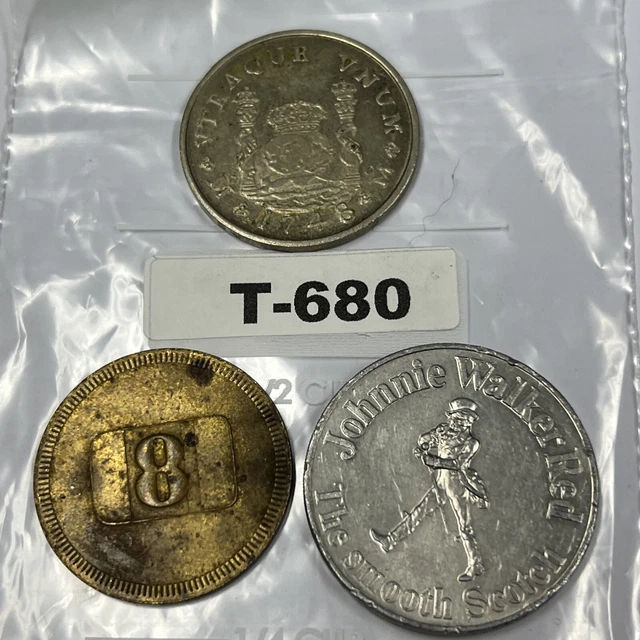 EXONUMIA BLOWOUT: Johnnie Walker Red Token + Bonuses T-680