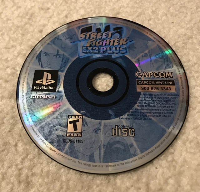 CAPCOM STREET FIGHTER EX2 Plus Sony Playstation PS1 Video Game 2000 ...