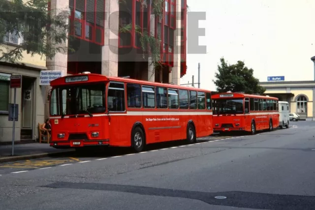 35mm Slide SWITZERLAND Zug Single Decker Bus Autobus ZG 3353 1988 Original Swiss