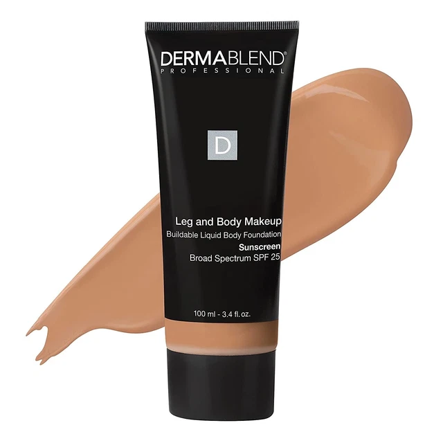 Base corporal de maquillaje de piernas y cuerpo Dermablend FPS 25 - beige claro 35C - 3,4 oz