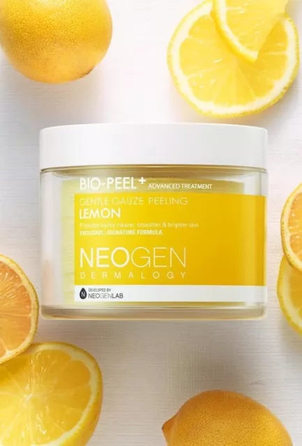 NEOGEN DERMALOGY Bio-Peel Gauze Peeling Lemon 30 Pads Exfoliating Pads K Beauty