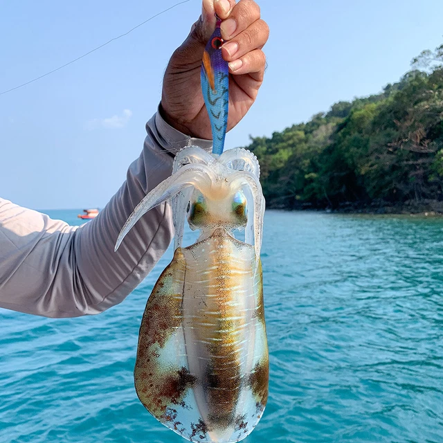 6.5g Artificial Bait, Corrosion Resistant Fish Bait, Double Umbrella 2
