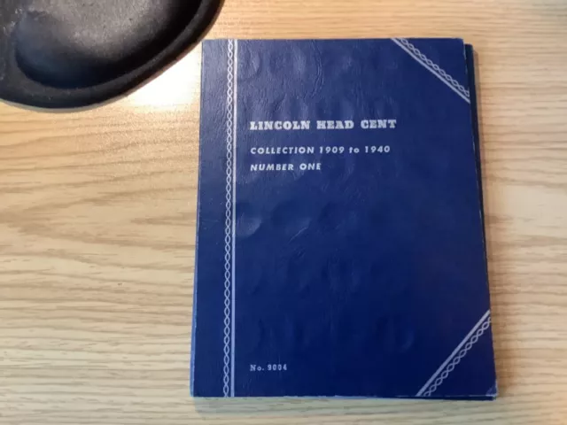 Partial Set 52 -1909-1940 Lincoln Wheat Cent Collection in folder. Free Shipping
