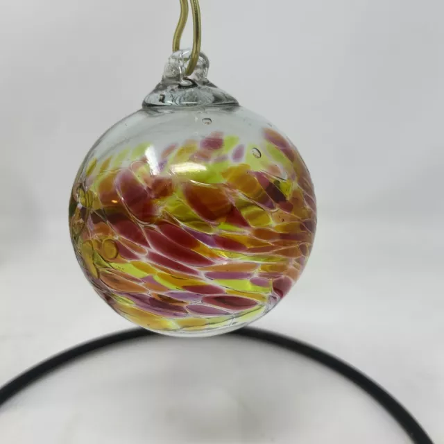 Kitras Art Glass Ball- July 3 Inch