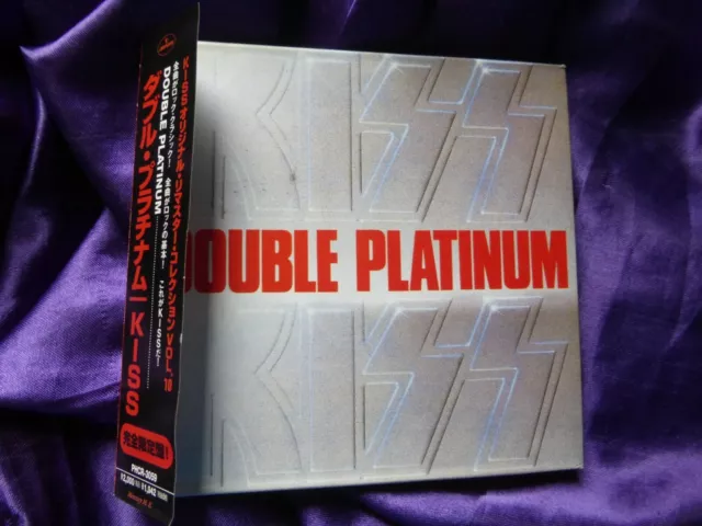 KISS  Double platinum CD Japan with OBI Remastered 1997 Digipak