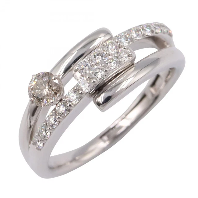 Bague Damier Saphir Et Diamants Cz Dolly-Bijoux – Plaqué Or 18K, Tailles 52 58 60