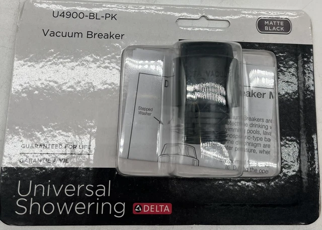 Delta U4900-Bl-PK Vacuum Breakers - Matte Black