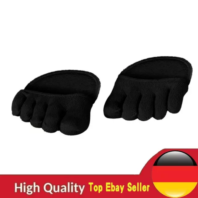 Cotton Half Insoles Pads Cushion Metatarsal Sore Forefoot Support Black