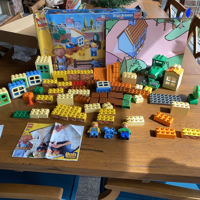 LEGO DUPLO BOB THE BUILDER Bob Dizzy Roley Play Mat Lot Yellow Bricks £