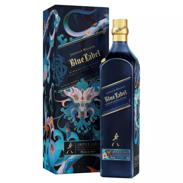 Johnnie Walker Blue Label Chinese New Year Limited Edition Year of the Wood Drag