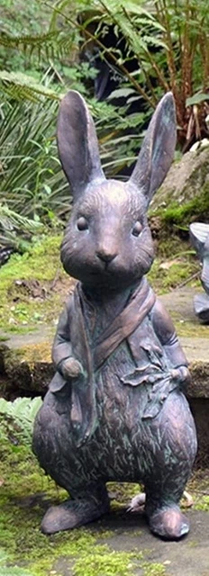 PETER RABBIT ORNAMENT Sculpture for Home or Garden - Beatrix Potter ...