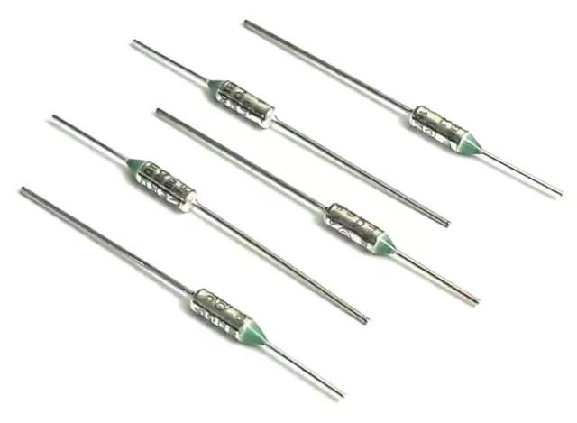 5 Each New Microtemp ® Zegbqj G4A00 167C Tf Thermal Cutoff Fuse