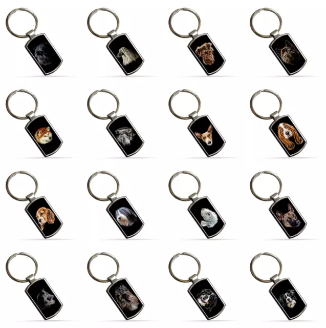 Dog Keyring, Dog Owner Gift, 80+ Breeds to Choose from.