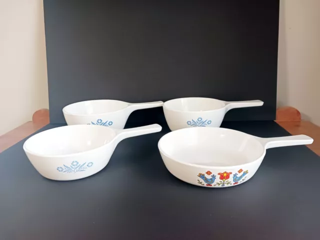 Corning Ware Blue Cornflower Set 4 Pieces