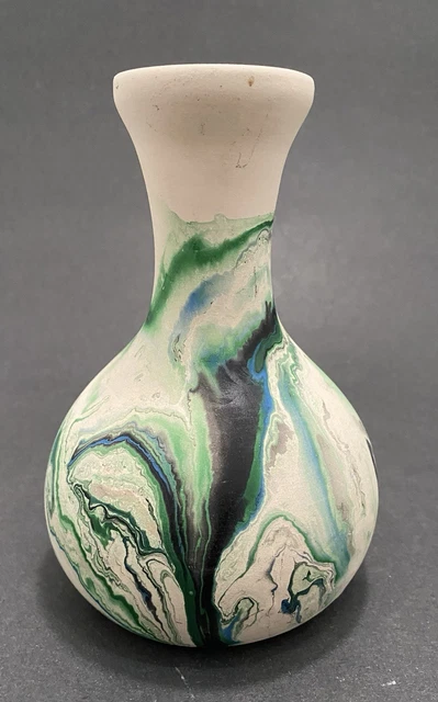 VTG NEMADJI POTTERY Swirl Vase $50.47 - PicClick CA