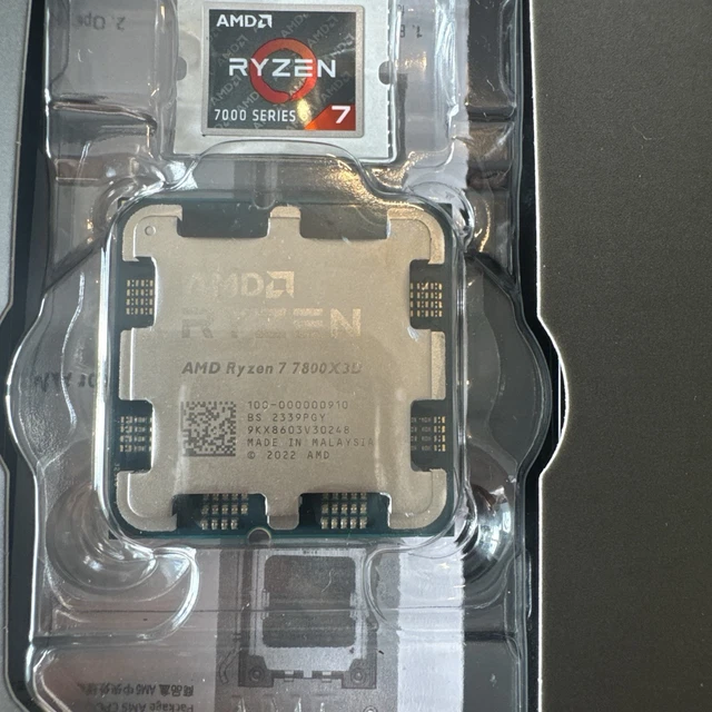 AMD RYZEN 7 7800X3D 5GHz 8-Core All Original Packaging £271.10 ...