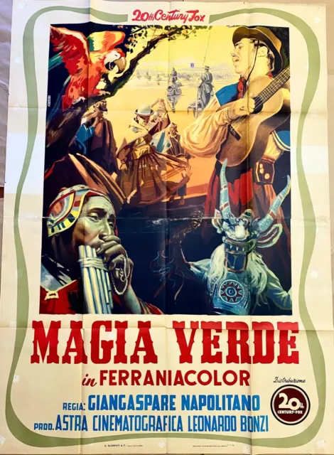 MAGIA VERDE - Manifesto Affiche Originale -4F-Montalban, Napolitano - 1953 -