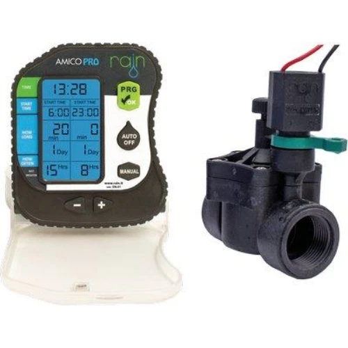 Centralina irrigazione amico pro rain x esterno zone 1+elettr. 1" 2xstilo aa vol