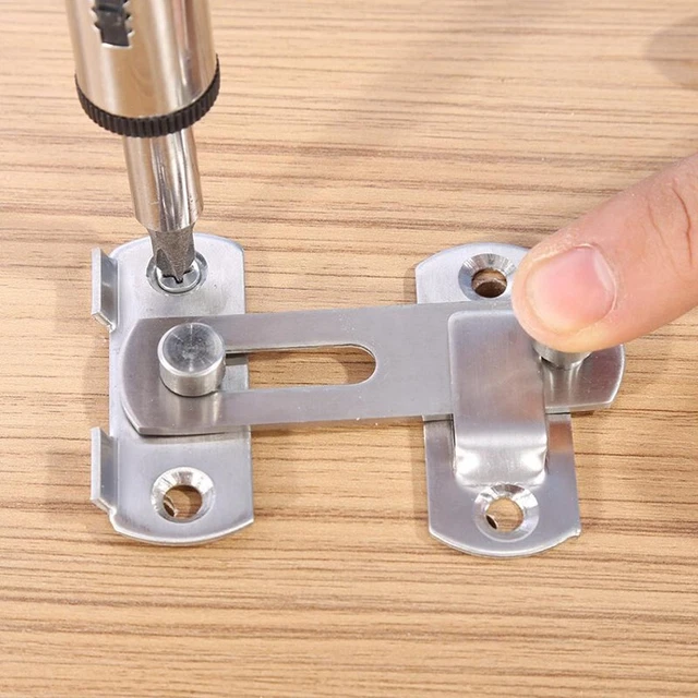 Blocco Hasp serratura porta scorrevole per montaggio armadio finestra delicatamente forte smart