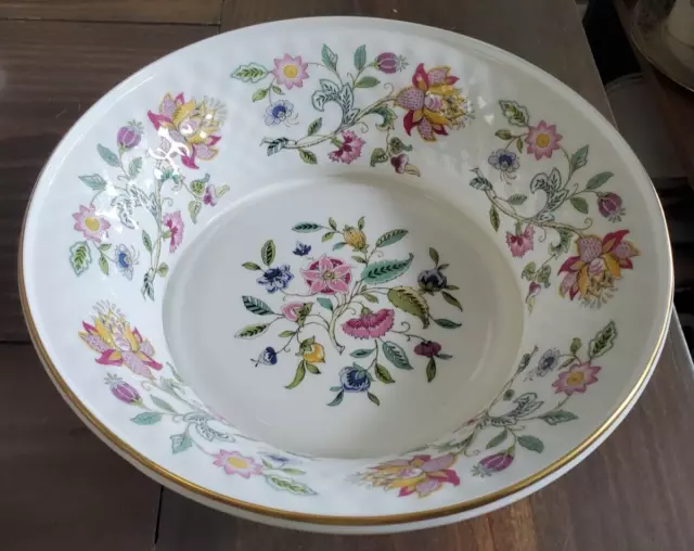 Minton Haddon Hall Basket Bowl Bone China