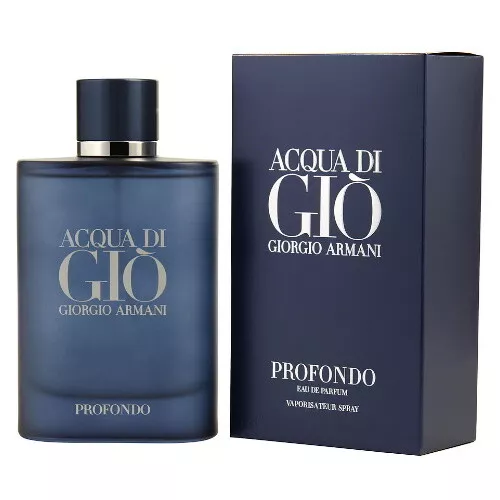 Acqua Di Gio Profondo by Giorgio Armani 4.2 oz Parfum Cologne for Men New In Box