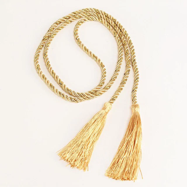Wild Color Beautiful Window Curtain Rope Home Decoration Tassel Curtain Holder 7