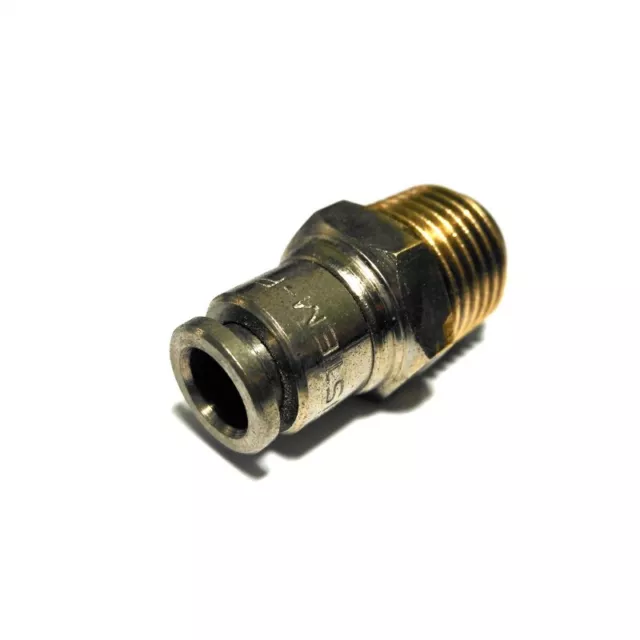 SISTEM-PNEUMATICA 104060T - Raccordo a Filetto Maschio 1/4" per Tubo da 6mm