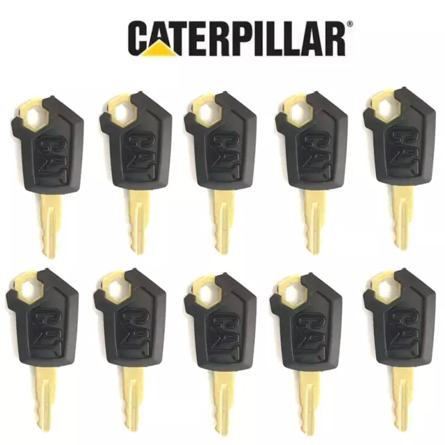 10PCS Heavy Equipment Key 5P8500 Excavator Keys Grader Dozer Roller Skidsteer