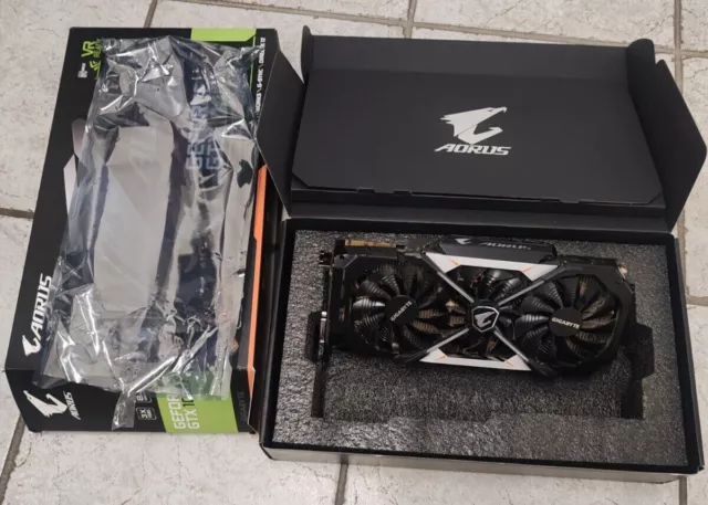 Gigabyte Aorus GTX 1080 (gebraucht) in OVP - GV-N1080AORUS-8GD