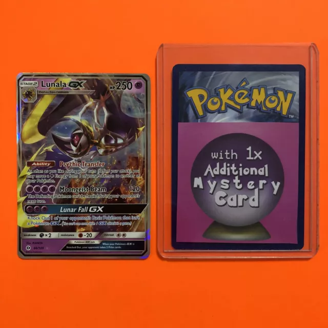 Pokémon TCG Lunala GX Sun & Moon Base Set 66/149 Holo Ultra Rare