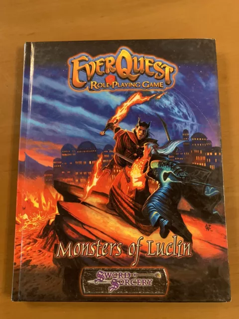 Everquest Monsters Of Luclin Hc Espada Y Estudios De Brujería Muy Raros Fuera De Imprenta