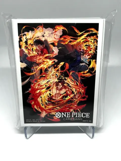 One Piece 2023 Championship Card Sleeve ACE SABO LUFFY Treasure Cup Promo